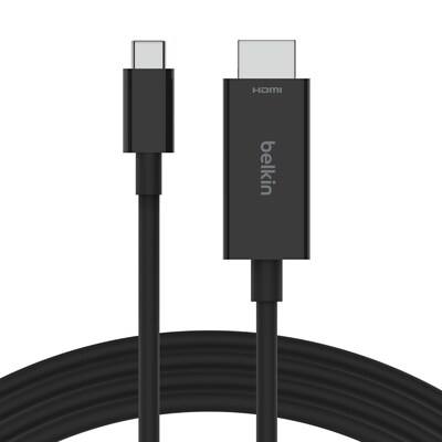 HDMI Auf günstig Kaufen-Belkin USB-C auf HDMI 2.1 Kabel 2m schwarz. Belkin USB-C auf HDMI 2.1 Kabel 2m schwarz <![CDATA[• HDMI-Kabel • Anschlüsse: USB Typ C und HDMI-Stecker • Farbe: schwarz, Länge: 2,0m • passend für: Audio/Video • Farbe: Schwarz]]>. 