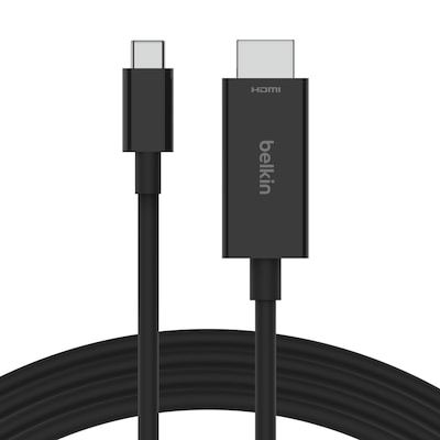 HD Schwarz günstig Kaufen-Belkin USB-C auf HDMI 2.1 Kabel 2m schwarz. Belkin USB-C auf HDMI 2.1 Kabel 2m schwarz <![CDATA[• HDMI-Kabel • Anschlüsse: USB Typ C und HDMI-Stecker • Farbe: schwarz, Länge: 2,0m • passend für: Audio/Video • Farbe: Schwarz]]>. 