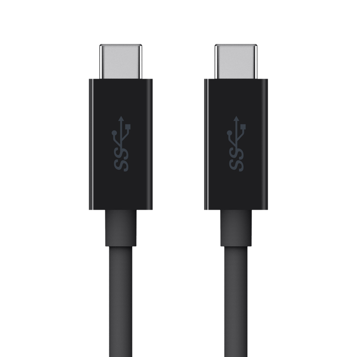 Belkin USB-C/ USB-C Monitorkabel 4K, 5 Gbit/s 100W, 2m, Schwarz