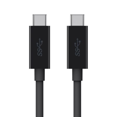 2m Kabel günstig Kaufen-Belkin USB-C/ USB-C Monitorkabel 4K, 5 Gbit/s 100W, 2m, Schwarz. Belkin USB-C/ USB-C Monitorkabel 4K, 5 Gbit/s 100W, 2m, Schwarz <![CDATA[• USB-C™-Bildschirmkabel (USB Type-C™) • Anschlüsse: USB Typ C und USB Typ C • Farbe: schwarz, Länge: 2,0