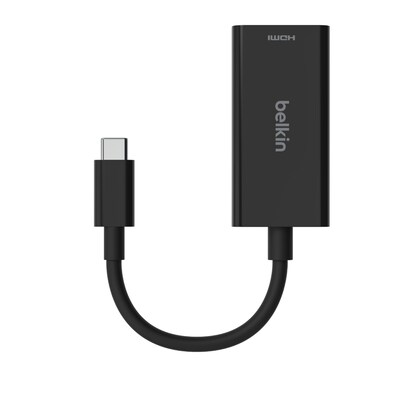 Schwarz&Gold günstig Kaufen-Belkin USB-C auf HDMI 2.1 Adabter 19cm schwarz. Belkin USB-C auf HDMI 2.1 Adabter 19cm schwarz <![CDATA[• HDMI-Adapter • Anschlüsse: USB Typ C und HDMI-Buchse • Farbe: schwarz, Länge: 0,19m • 8K, 4K, mit HDR kompatibe • Farbe: Schwarz]]>. 
