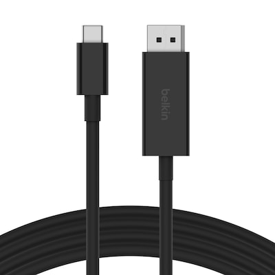 Kabel  günstig Kaufen-Belkin USB-C auf Displayport 1.4 Kabel 2m schwarz. Belkin USB-C auf Displayport 1.4 Kabel 2m schwarz <![CDATA[• USB-Kabel • Anschlüsse: USB Typ C und Displayport • Farbe: schwarz, Länge: 2,0m • 8K/4K Support • Farbe: Schwarz]]>. 