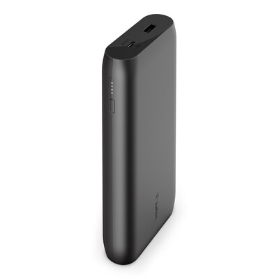 USB C  günstig Kaufen-Belkin Powerbank BoostCharge, 20.000 mAh, 30W Power Delivery, schwarz. Belkin Powerbank BoostCharge, 20.000 mAh, 30W Power Delivery, schwarz <![CDATA[• 2 Geräte gleichzeitig laden • 30-W-USB-C-Anschluss zum Schnellladen • 20.000 mAh Strom • 15,2c