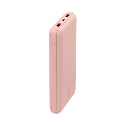 USB zu günstig Kaufen-Belkin BOOST CHARGE Powerbank, 20.000mAh, 15W Power Delivery, rosa. Belkin BOOST CHARGE Powerbank, 20.000mAh, 15W Power Delivery, rosa <![CDATA[• 3 Geräte gleichzeitig laden • 15-W-USB-A-Anschluss zum Schnellladen • 20.000 mAh Strom • 15cm USB-A/