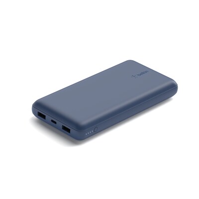 RG USB günstig Kaufen-Belkin BOOST CHARGE Powerbank, 20.000mAh, 15W Power Delivery, blau. Belkin BOOST CHARGE Powerbank, 20.000mAh, 15W Power Delivery, blau <![CDATA[• 3 Geräte gleichzeitig laden • 15-W-USB-A-Anschluss zum Schnellladen • 20.000 mAh Strom • 15cm USB-A/