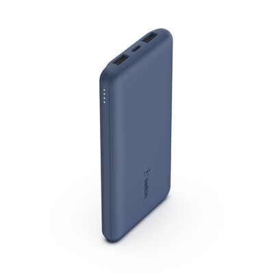 Power günstig Kaufen-Belkin BOOST CHARGE Powerbank, 10.000mAh, 12W Power Delivery, blau. Belkin BOOST CHARGE Powerbank, 10.000mAh, 12W Power Delivery, blau <![CDATA[• 3 Geräte gleichzeitig laden • 12-W-USB-A-Anschluss zum Schnellladen • 10.000 mAh Strom • 15cm USB-A/