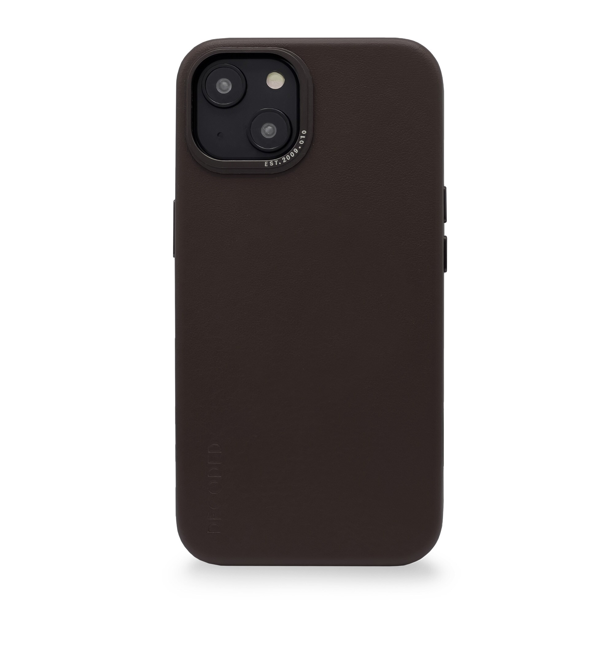 Decoded Leather Backcover iPhone 14 Chocolate Brown