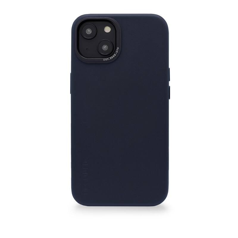 Decoded Leather Backcover iPhone 14 Steel Blue