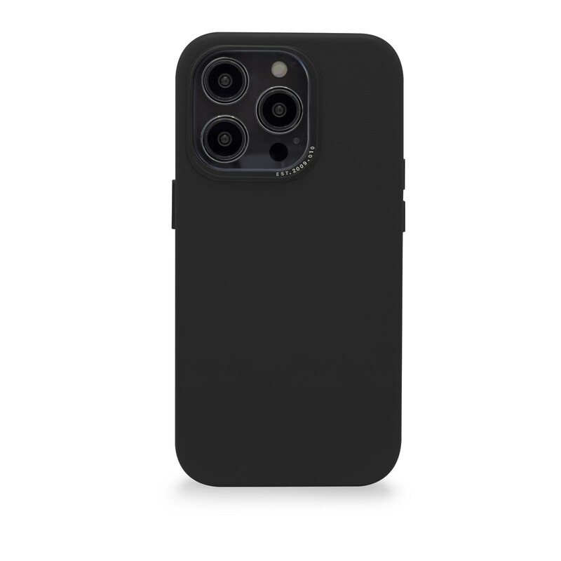 Decoded Leather Backcover iPhone 14 Pro Black