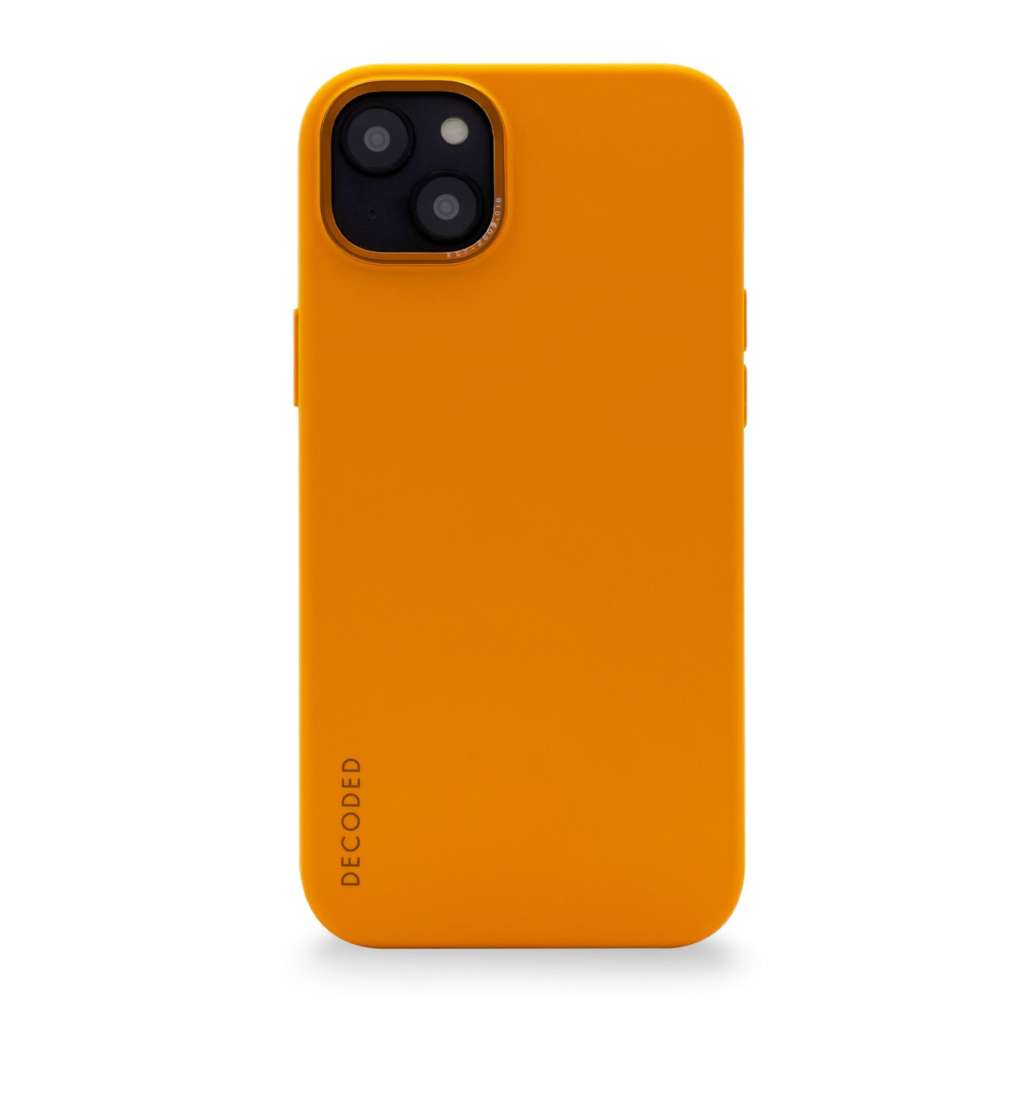 Decoded AntiMicrobial Silicone Backcover iPhone 14 Apricot