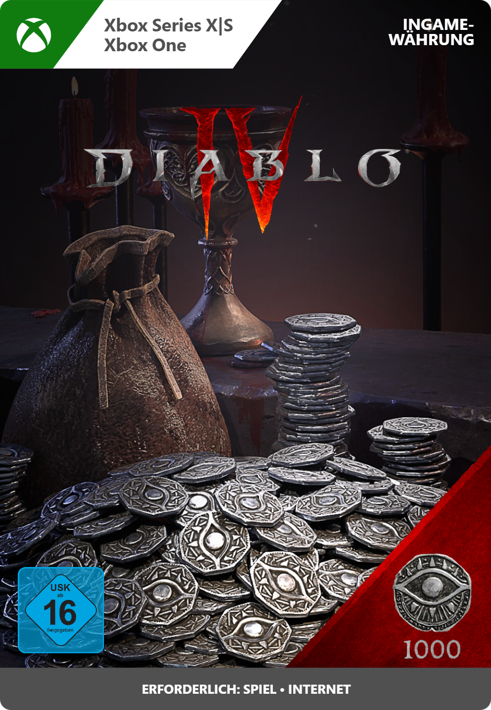 Diablo IV 1000 Platinum - XBox Series S|X Digital Code