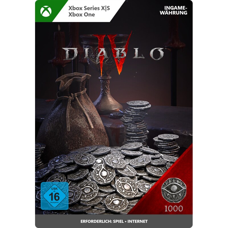 Diablo IV 1000 Platinum - XBox Series S|X Digital Code