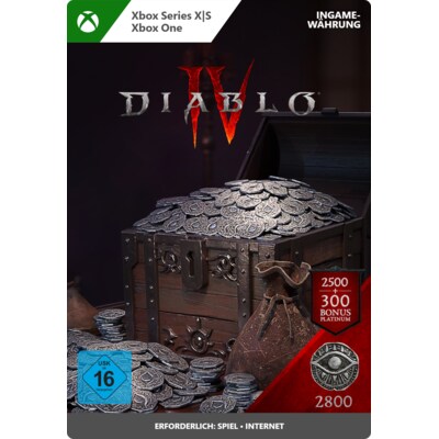 Series 8 günstig Kaufen-Diablo IV 2800 Platinum - XBox Series S|X Digital Code. Diablo IV 2800 Platinum - XBox Series S|X Digital Code <![CDATA[• Plattform: Xbox • Genre: Abenteuer • Altersfreigabe USK: ab 16 Jahren • Produktart: Digitaler Code per E-Mail • Release: 06