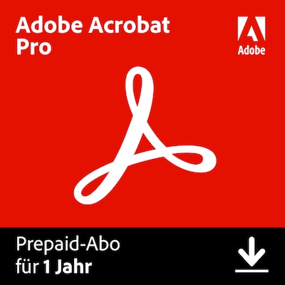 PDF Download günstig Kaufen-Adobe Acrobat Pro | Download & Produktschlüssel. Adobe Acrobat Pro | Download & Produktschlüssel <![CDATA[• Dokumente sicher signieren und verwalten • PDF-Dateien editieren, Notizen hinzufügen und organisieren • Laufzeit: 1 Jahr 