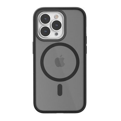 1 x PRO  günstig Kaufen-Woodcessories Clear Case MagSafe iPhone 14 Pro Max Matte Black. Woodcessories Clear Case MagSafe iPhone 14 Pro Max Matte Black <![CDATA[• Passend für Apple iPhone 14 Pro Max • Material: Bio-Material (Weizen und Strohresten), recyceltes TPU • Schüt