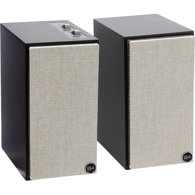 Plug S günstig Kaufen-Klipsch The Fives Aktivlautsprecher, matt schwarz. Klipsch The Fives Aktivlautsprecher, matt schwarz <![CDATA[• Kompaktlautsprecher • 2-Wege Bassreflex • 192-kHz/24-Bit-Decodierung für die einwandfreie Wiedergabe • Plug-and-play und kein Receiver