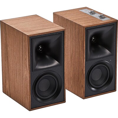 play the günstig Kaufen-Klipsch The Fives Aktivlautsprecher, walnuss. Klipsch The Fives Aktivlautsprecher, walnuss <![CDATA[• Kompaktlautsprecher • 2-Wege Bassreflex • 192-kHz/24-Bit-Decodierung für die einwandfreie Wiedergabe • Plug-and-play und kein Receiver erforderl