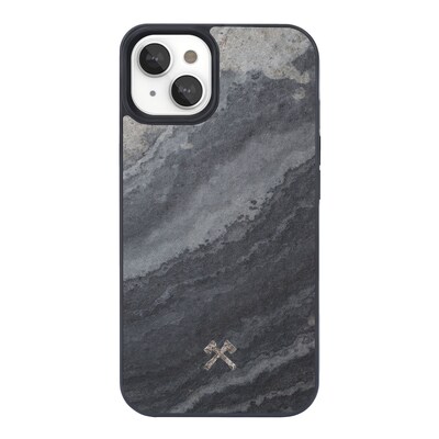 DC to günstig Kaufen-Woodcessories MagSafe Stone Bumper Case iPhone 14 Camo Gray. Woodcessories MagSafe Stone Bumper Case iPhone 14 Camo Gray <![CDATA[• Passend für Apple iPhone 14 • Material: recyceltes TPU, Echtstein • Mit erhöhtem Rahmen zum Schutz des Displays •