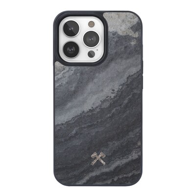 Woodcessories MagSafe Stone Bumper Case iPhone 14 Pro Camo Gray