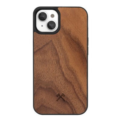 case TPU günstig Kaufen-Woodcessories MagSafe Stone Bumper Case iPhone 14 Plus Walnut. Woodcessories MagSafe Stone Bumper Case iPhone 14 Plus Walnut <![CDATA[• Passend für Apple iPhone 14 Plus • Material: recyceltes TPU, Echtholz • Mit erhöhtem Rahmen zum Schutz des Disp