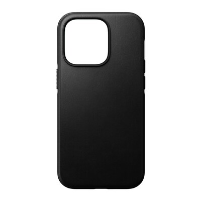 Of S  günstig Kaufen-Nomad Modern Leather Case iPhone 14 Pro Black. Nomad Modern Leather Case iPhone 14 Pro Black <![CDATA[• Passend für Apple iPhone 14 Pro • Schützt beim Aufprall aus bis zu 3 m Höhe • Material: Polycarbonat, Echtleder • Weiche Mikrofaserauskleidu