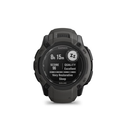 34;Mehr günstig Kaufen-Garmin INSTINCT 2X Solar Multisport-Smartwatch graphit. Garmin INSTINCT 2X Solar Multisport-Smartwatch graphit <![CDATA[• 2,6 cm (1,10 Zoll) LCD Display • Unbegrenzte Akkulaufzeit durch die Solarladung • Mehr als 60 Sport- und Outdoorapps • Wasser