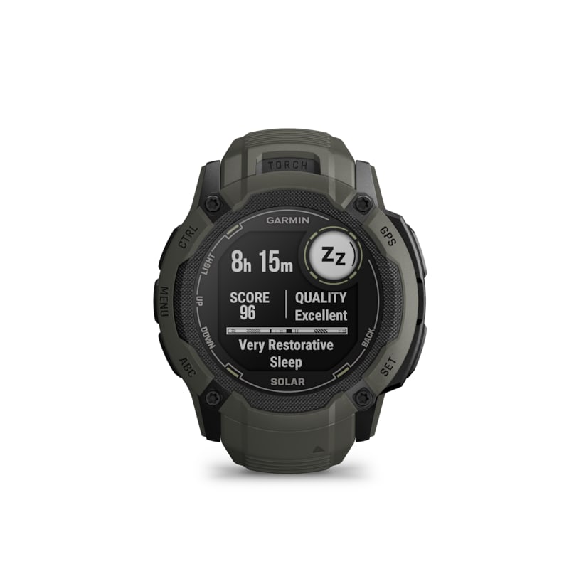 Garmin INSTINCT 2X Solar Multisport-Smartwatch moosgrün