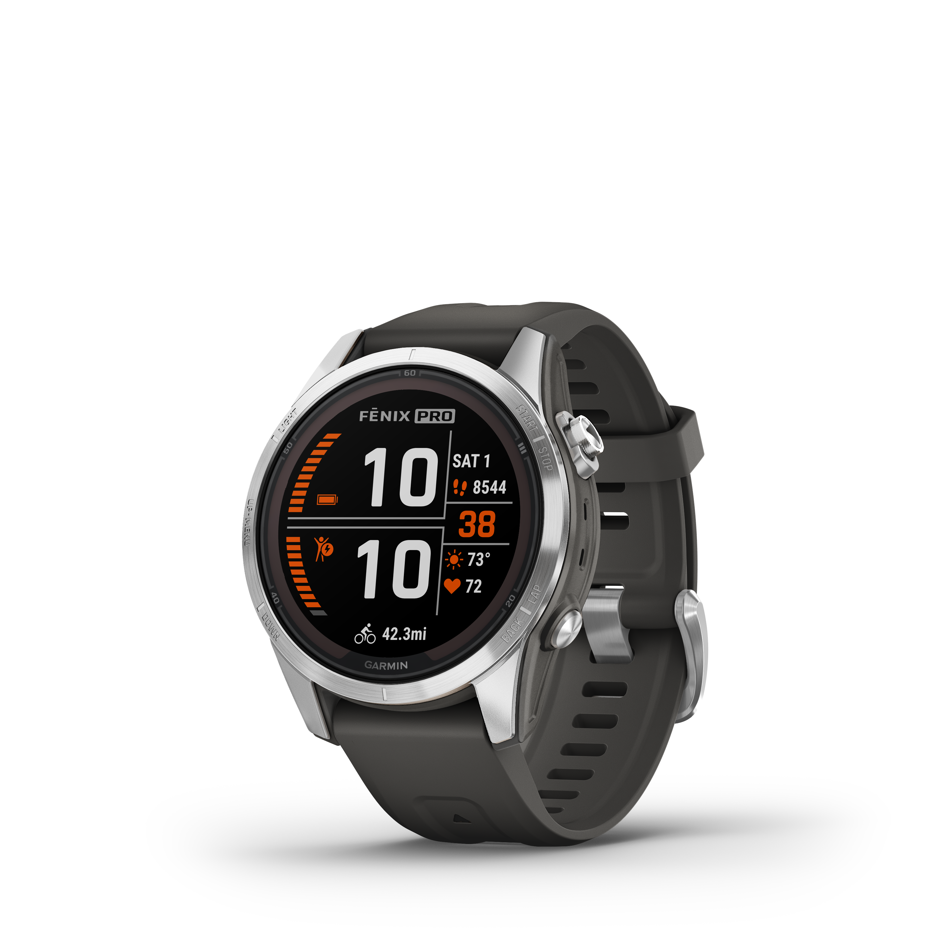 Garmin FENIX 7S Pro - Solar Edition Multisport-Smartwatch graphit