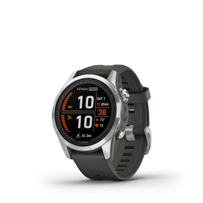 Image of Garmin FENIX 7S Pro - Solar Edition Multisport-Smartwatch graphit