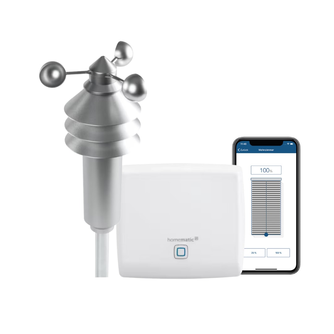 Homematic IP Starter Set Wetterstation Sensor Basic HmIP-SWO-B mit Access Point