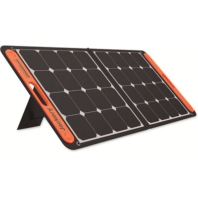 Solarpanel günstig Kaufen-Jackery SolarSaga 100 W Solarpanel. Jackery SolarSaga 100 W Solarpanel <![CDATA[• Solarpanel • 1x DC-Ausgang, 1x USB-A, 1x USB-C • Ultra-Umwandlungswirkungsgrad von 23,7% • IP65 wasserfest • Verstellbare Ständer]]>. 