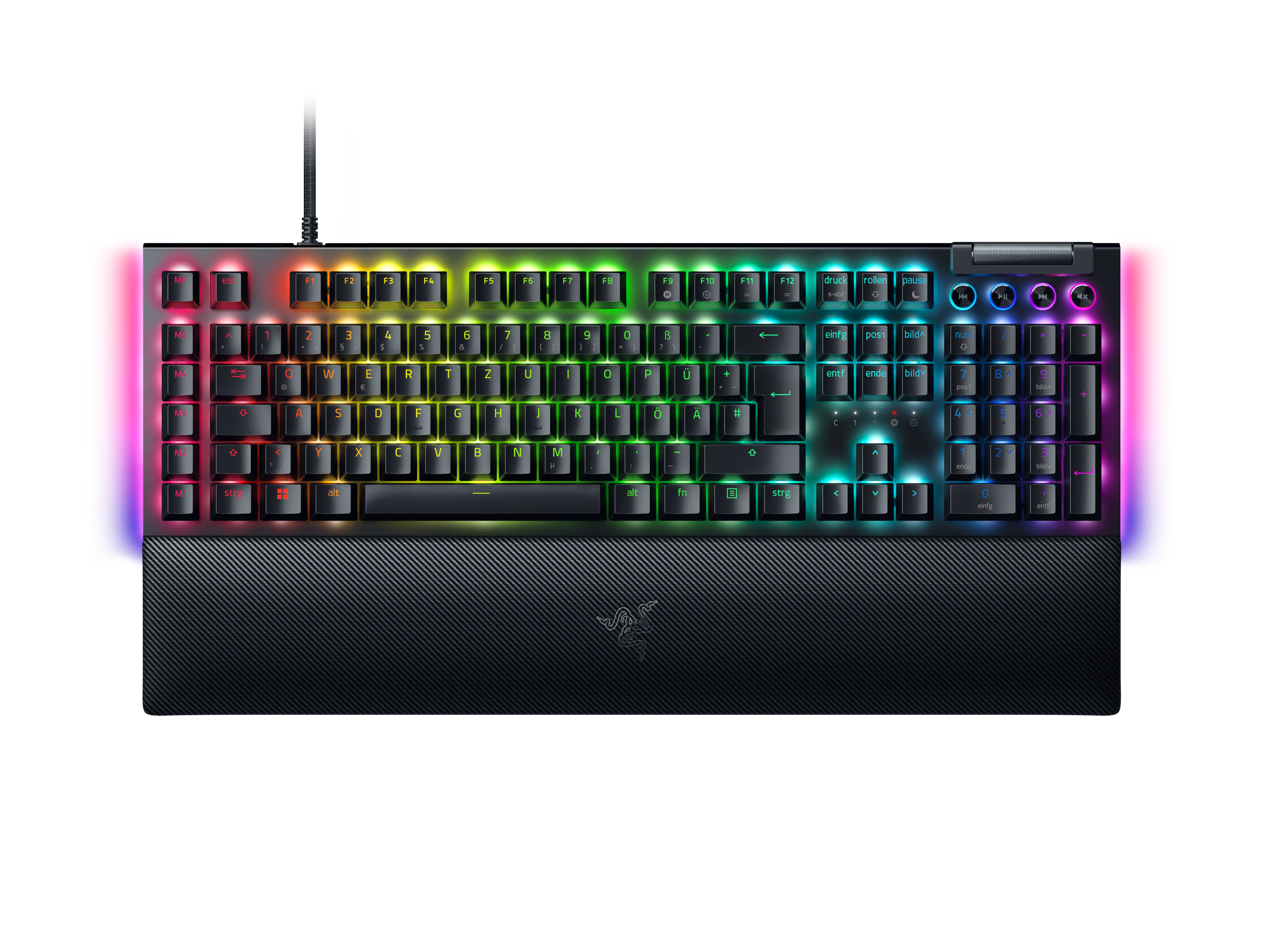 RAZER BlackWidow V4 - Green Switch Mechanische Gaming-Tastatur