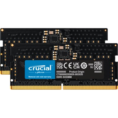 CR 1 günstig Kaufen-16GB (2x8GB) Crucial DDR5-5200 CL 42 SO-DIMM RAM Notebook Speicher Kit. 16GB (2x8GB) Crucial DDR5-5200 CL 42 SO-DIMM RAM Notebook Speicher Kit <![CDATA[• 16 GB (RAM-Module: 2 Stück) • DDR 5-RAM 5200 MHz • CAS Latency (CL) 42 • Anschluss:262-pin, 