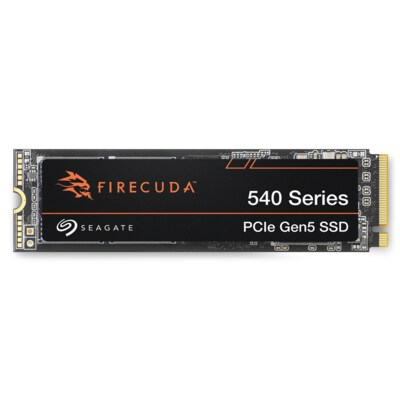 Fritz!Card günstig Kaufen-Seagate Firecuda 540 NVMe SSD 1 TB M.2 2280 PCIe Gen5. Seagate Firecuda 540 NVMe SSD 1 TB M.2 2280 PCIe Gen5 <![CDATA[• 1 TB - 3,58 mm Bauhöhe • M.2 2280 Card, PCIe 5.0 • Maximale Lese-/Schreibgeschwindigkeit: 9500 MB/s / 8500 MB/s • Performance: