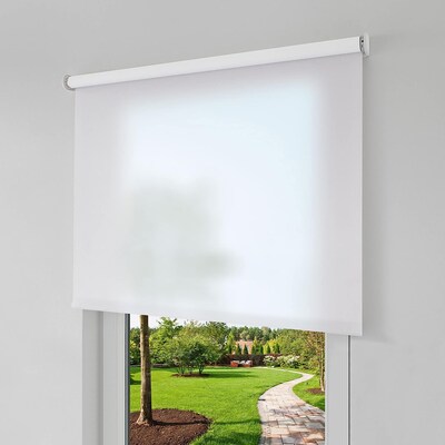 ATA mit günstig Kaufen-Erfal Smart Control Rollo für Homematic IP 120 x 230 cm, halbtransparent weiß. Erfal Smart Control Rollo für Homematic IP 120 x 230 cm, halbtransparent weiß <![CDATA[• Funk-Antrieb mit integriertem Lithium-Ionen-Akku • Integration 