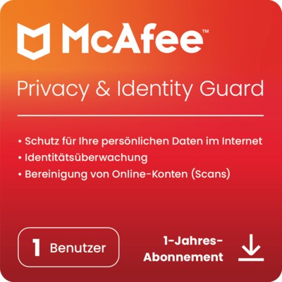 Von den günstig Kaufen-McAfee Privacy & Identity Guard | Download & Produktschlüssel. McAfee Privacy & Identity Guard | Download & Produktschlüssel <![CDATA[• vollständiger Schutz von persönlichen Daten • für 1 Gerät • Laufzeit: 1 Jahr • Pl