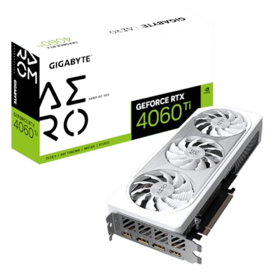 Gigabyte GeForce günstig Kaufen-GIGABYTE GeForce RTX 4060Ti AERO OC 16GB GDDR6 Grafikkarte 2xHDMI 2xDP. GIGABYTE GeForce RTX 4060Ti AERO OC 16GB GDDR6 Grafikkarte 2xHDMI 2xDP <![CDATA[• GeForce RTX 4060Ti, Ada Lovelace, mit DLSS 3, werksseitig übertaktet • 16GB GDDR6-RAM (128bit Sp