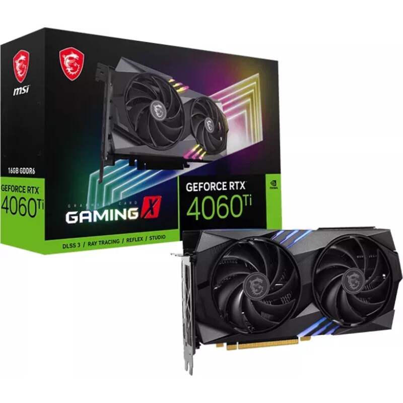 MSI GeForce RTX 4060Ti Gaming X 16GB GDDR6 Gaming Grafikkarte 3xDP/HDMI