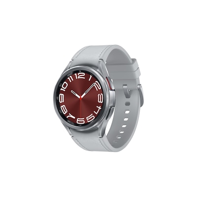 class 6 günstig Kaufen-Samsung Galaxy Watch6 Classic LTE SM-R955F 43mm Silver Smartwatch. Samsung Galaxy Watch6 Classic LTE SM-R955F 43mm Silver Smartwatch <![CDATA[• 3,3 cm (1,3 Zoll) AMOLED Displayn • Edelstahl Gehäuse n • Wasserfest: IP68 Wasserdichtigkeit: 5 ATM • 
