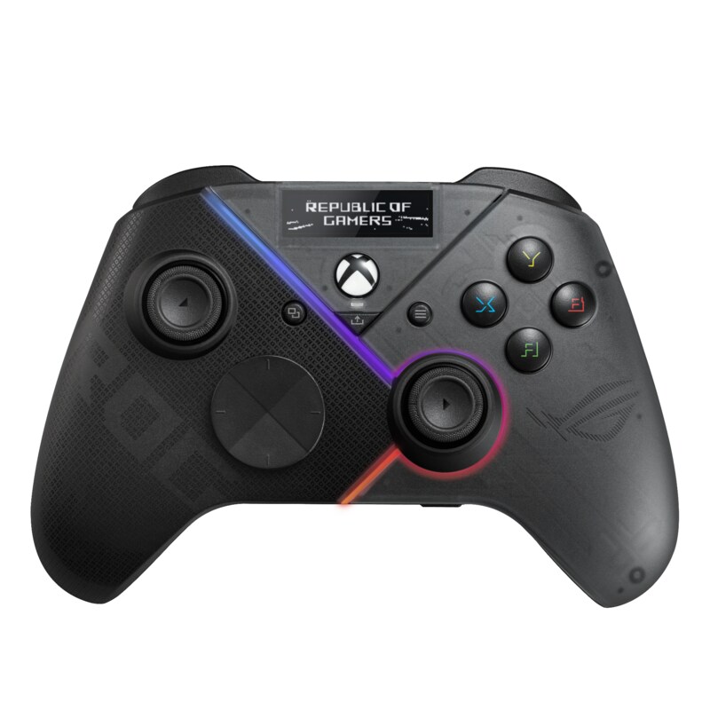 Kiri Te günstig Kaufen-ASUS ROG Raikiri Pro kabelloser Controller für PC & XBOX. ASUS ROG Raikiri Pro kabelloser Controller für PC & XBOX <![CDATA[• Eingebautes OLED-Display • Tri-Mode-Konnektivität (USB-C, Bluetooth, 2,4 Ghz) • Intuitive Bedienelemente auf de