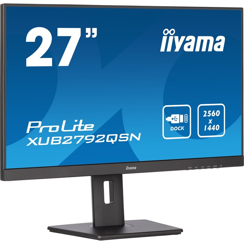 iiyama ProLite XUB2792QSN-B5 68,5cm (27") WQHD IPS LED Monitor HDMI/DP/USB-C 75H