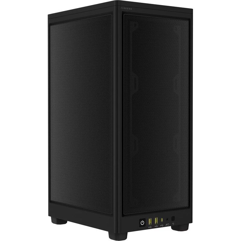 Corsair 2000D Airflow schwarz Mini Tower ITX Gaming Gehäuse