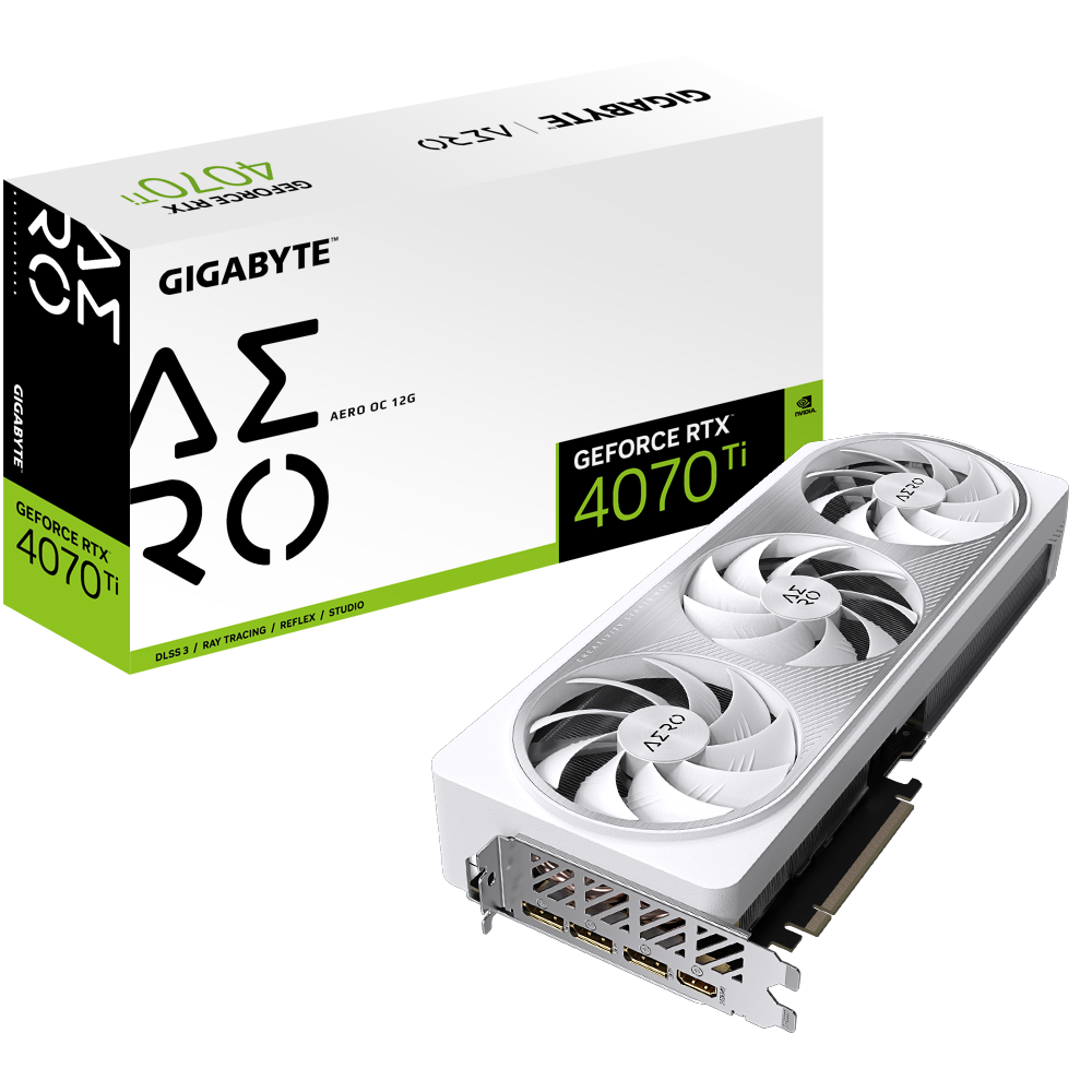 GIGABYTE GeForce RTX AERO OC 12GB GDDR6X Grafikkarte 1xHDMI 3xDP
