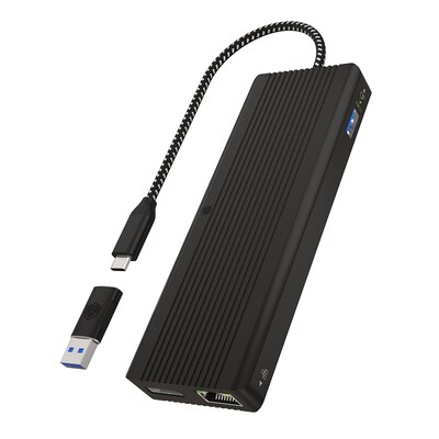 CY USB günstig Kaufen-Raidsonic ICY BOX IB-DK4080AC USB Typ-C/A DockingStation 2xHDMI/2xDP. Raidsonic ICY BOX IB-DK4080AC USB Typ-C/A DockingStation 2xHDMI/2xDP <![CDATA[• USB Type-C DockingStation • zwei DisplayPort Schnittstellen bis zu 2x 4K@60Hz • zwei HDMI Schnittst