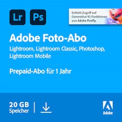 Adobe Creative Cloud Foto-Abo | 20 GB | Download &amp;amp; Produktschl&uuml;ssel