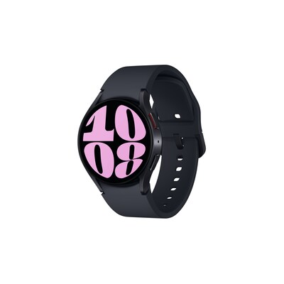 Watch6 40 günstig Kaufen-Samsung Galaxy Watch6 SM-R930F 40mm Graphite Smartwatch. Samsung Galaxy Watch6 SM-R930F 40mm Graphite Smartwatch <![CDATA[• 3,3 cm (1,3 Zoll) AMOLED Display • Aluminium Gehäuse • Wasserfest: IP68 Wasserdichtigkeit: 5 ATM • Gehäusefarbe: graphite