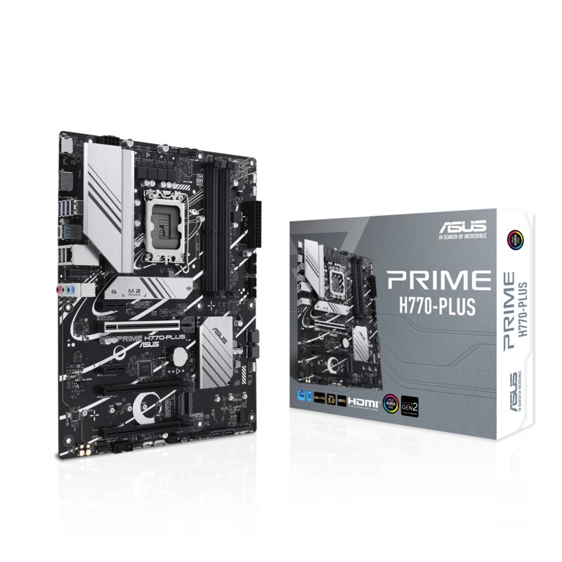 ASUS PRIME H770-PLUS ATX Mainboard Sockel 1700 DP/HDMI/USB-C