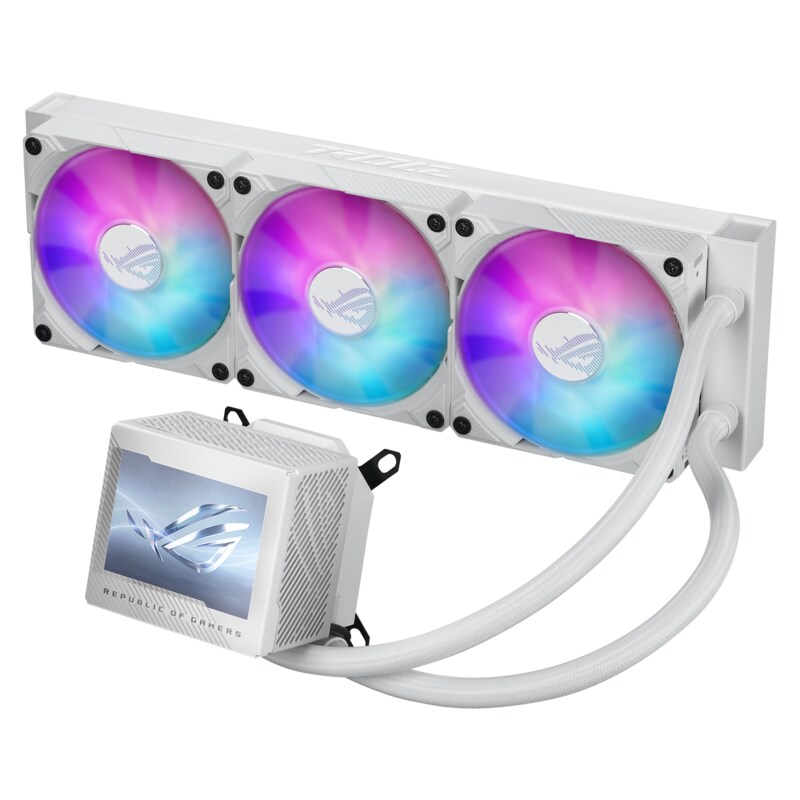 1200 günstig Kaufen-ASUS ROG Ryujin III 360 ARGB Komplettwasserkühlung für AMD und Intel CPUs weiss. ASUS ROG Ryujin III 360 ARGB Komplettwasserkühlung für AMD und Intel CPUs weiss <![CDATA[• Komplettwasserkühlung mit 360 mm Radiator • 1700, 1200, 115X, A