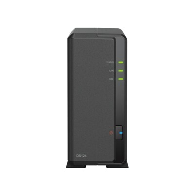 Mini Ufo günstig Kaufen-Synology Diskstation DS124 NAS System 1-Bay. Synology Diskstation DS124 NAS System 1-Bay <![CDATA[• Realtek RTD1619B Prozessor • 1GB DDR4 RAM • 1x 2,5