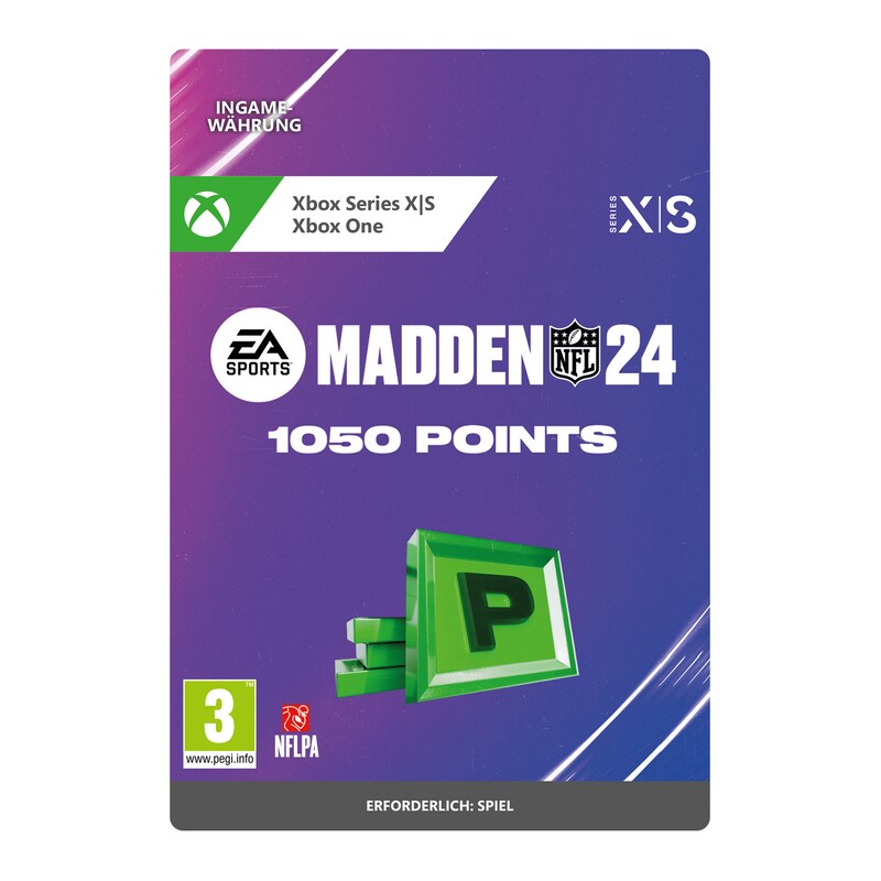 MADDEN NFL 24: 1050 MADDEN POINTS - XBox Series S|X Digital Code